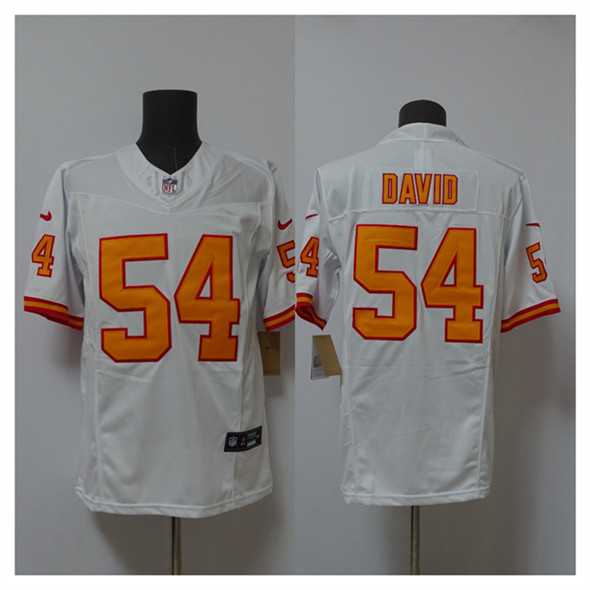 Men%27s Tampa Bay Buccaneers #54 Lavonte David White 2025 F.U.S.E. Vapor Limited Stitched Jersey->tampa bay buccaneers->NFL Jersey