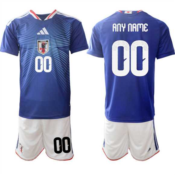 Mens Japan Custom 2026 Blue Home Soccer Jersey Suit->->Custom Jersey