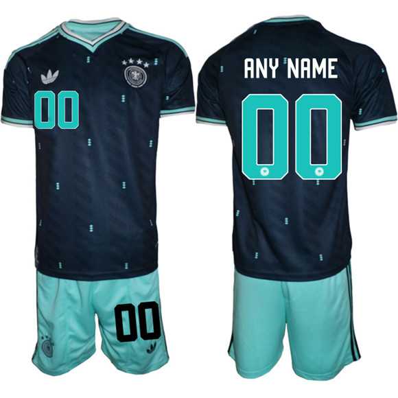 Mens Germany Custom Navy 2026 Away Soccer Jersey Suit->->Custom Jersey