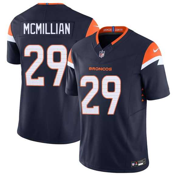 Men%27s Denver Broncos #29 Ja%27Quan McMillan Navy F.U.S.E. Vapor Limited Stitched Jersey Dzhi->denver broncos->NFL Jersey