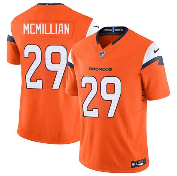 Men%27s Denver Broncos #29 Ja%27Quan McMillan Orange 2025 F.U.S.E. Vapor Limited Stitched Jersey Dzhi->denver broncos->NFL Jersey