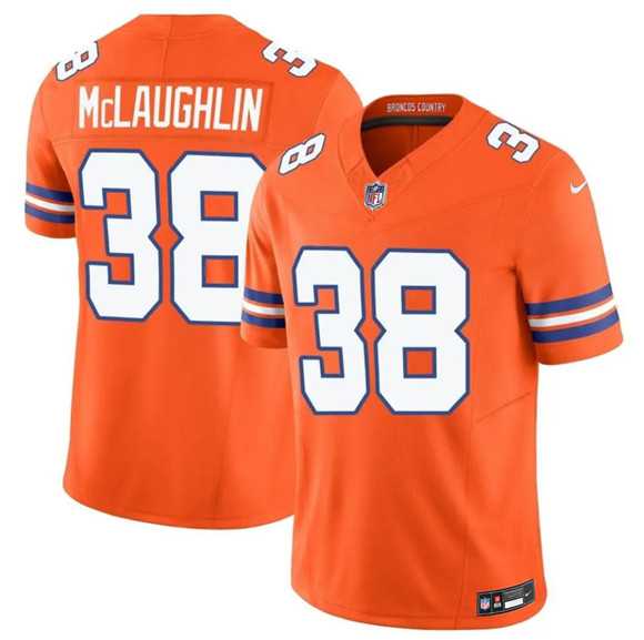 Men%27s Denver Broncos #38 Jaleel McLaughlin Orange F.U.S.E. Mile High Collection 1977 Throwback Vapor Limited Stitched Jersey Dzhi->indianapolis colts->NFL Jersey