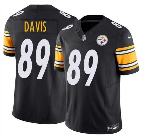 Mens Pittsburgh Steelers #89 Joaquin Davis Black 2026 F.U.S.E. Vapor Limited Stitched Jersey->pittsburgh steelers->NFL Jersey