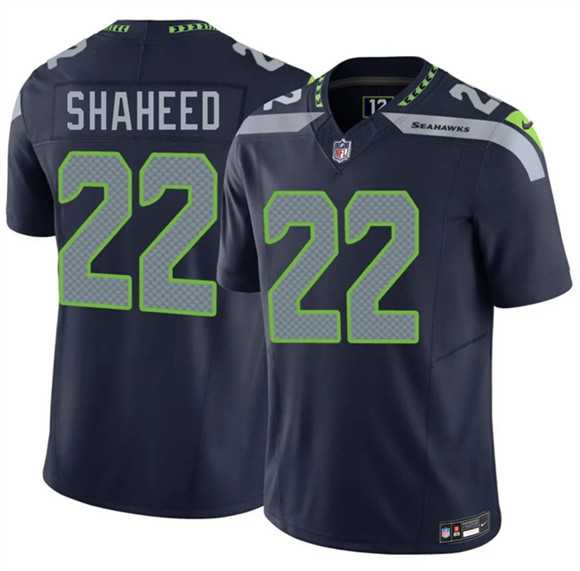 Men%27s Seattle Seahawks #22 Rashid Shaheed Navy 2025 F.U.S.E. Vapor Untouchable Limited Stitched Jersey Dzhi->seattle seahawks->NFL Jersey