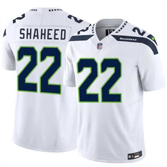 Men%27s Seattle Seahawks #22 Rashid Shaheed White 2025 F.U.S.E. Vapor Untouchable Limited Stitched Jersey Dzhi->toronto maple leafs->NHL Jersey