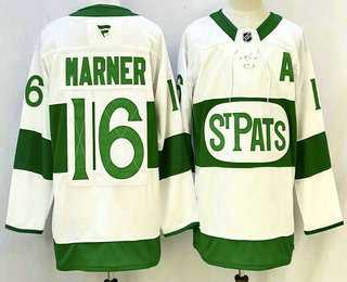 Men%27s Toronto Maple Leafs #16 Mitch Marner White St Pats Authentic Jersey->toronto maple leafs->NHL Jersey