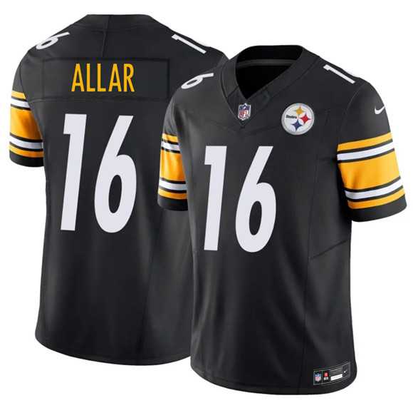 Mens Pittsburgh Steelers #16 Drew Allar Black 2026 Draft F.U.S.E. Vapor Limited Stitched Jersey Dzhi->pittsburgh steelers->NFL Jersey