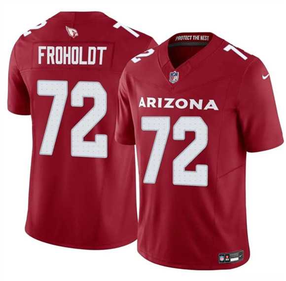 Men%27s Arizona Cardinals #72 Hjalte Froholdt Red 2025 F.U.S.E. Vapor Untouchable Limited Stitched Jersey Dzhi->arizona cardinals->NFL Jersey
