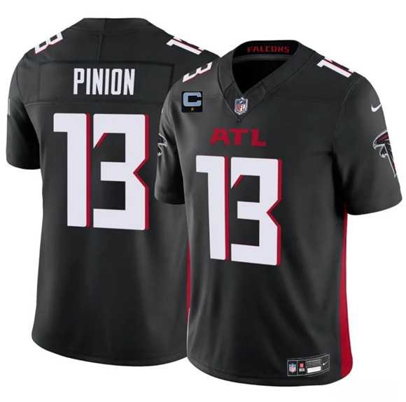 Men%27s Atlanta Falcons #13 Bradley Pinion Black 2025 F.U.S.E With 1-Star C Patch Vapor Untouchable Limited Stitched Jersey Dzhi->atlanta falcons->NFL Jersey