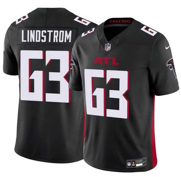 Men%27s Atlanta Falcons #63 Chris Lindstrom Black 2025 F.U.S.E. Vapor Untouchable Limited Stitched Jersey Dzhi->atlanta falcons->NFL Jersey