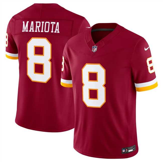 Mens Washington Commanders #8 Marcus Mariota Burgundy 2026 F.U.S.E. Vapor Limited Stitched Jersey Dzhi->washington commanders->NFL Jersey