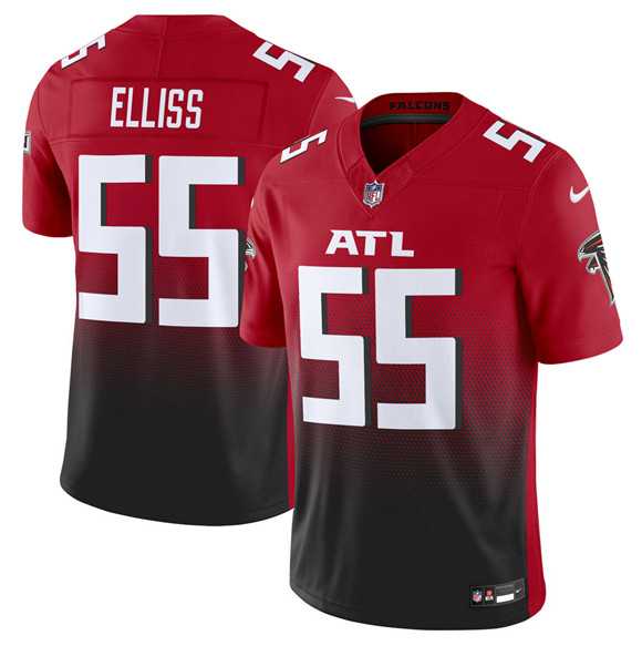 Men%27s Atlanta Falcons #55 Kaden Elliss Red Black 2025 F.U.S.E Vapor Untouchable Limited Stitched Jersey Dzhi->atlanta falcons->NFL Jersey