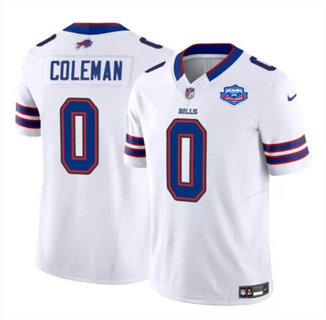 Men%27s Buffalo Bills #0 Keon Coleman White 2025 F.U.S.E. With Farewell Patch Vapor Untouchable Limited Stitched Jersey Dzhi->buffalo bills->NFL Jersey