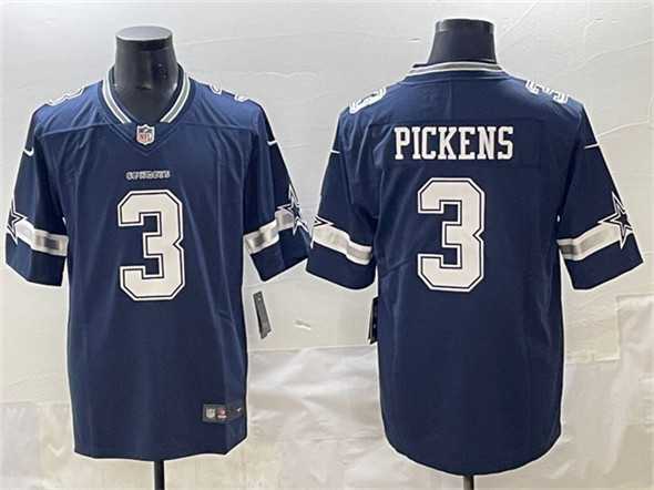 Men%27s Dallas Cowboys #3 George pickens Navy 2025 Vapor Untouchable Limited Football Stitched Jersey->cleveland browns->NFL Jersey