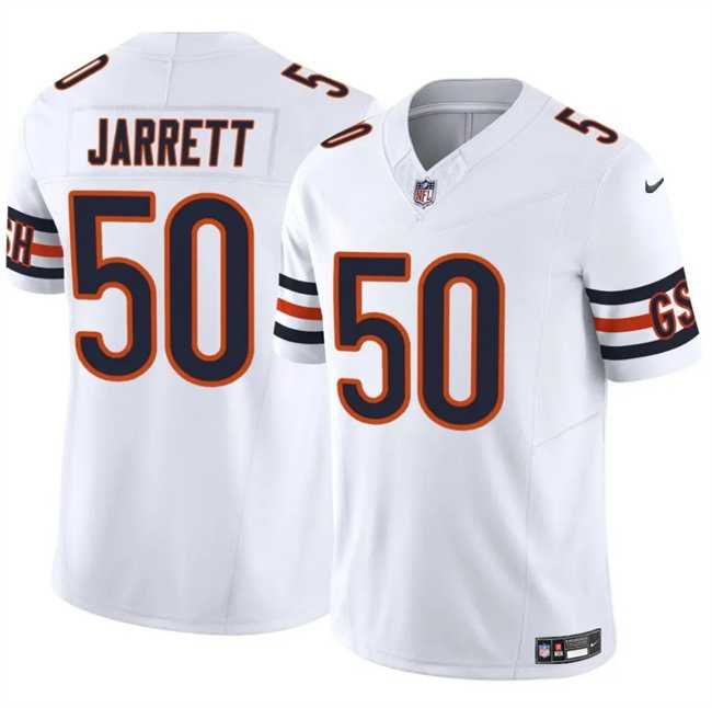 Men%27s Chicago Bears #50 Grady Jarrett White 2025 F.U.S.E. Vapor Untouchable Limited Stitched Jersey Dzhi->chicago bears->NFL Jersey