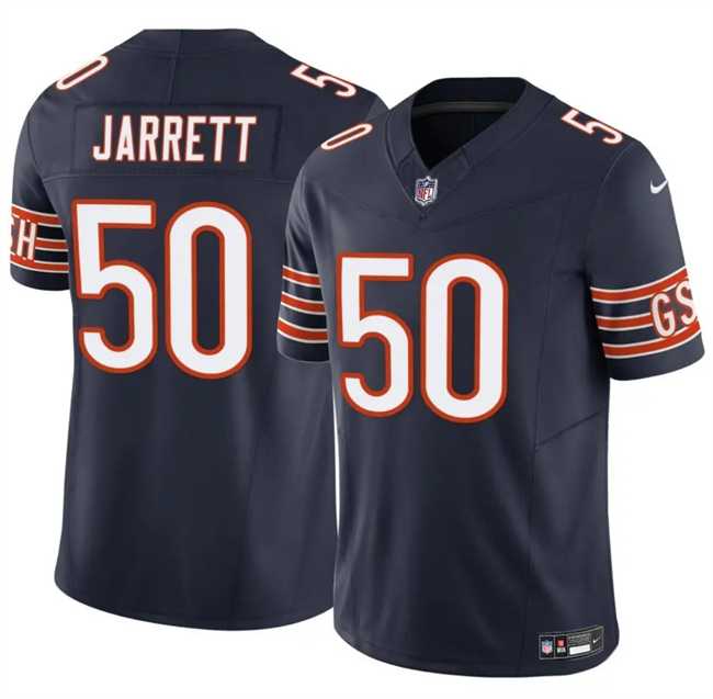 Men%27s Chicago Bears #50 Grady Jarrett Navy 2025 F.U.S.E. Vapor Untouchable Limited Stitched Jersey Dzhi->chicago bears->NFL Jersey