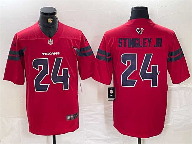 Men%27s Houston Texans #24 Derek Stingley Jr. Red Vapor Untouchable Football Stitched Jersey->houston texans->NFL Jersey