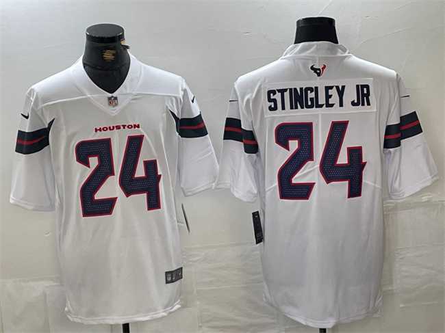 Men%27s Houston Texans #24 Derek Stingley Jr. White Vapor Untouchable Football Stitched Jersey->houston texans->NFL Jersey