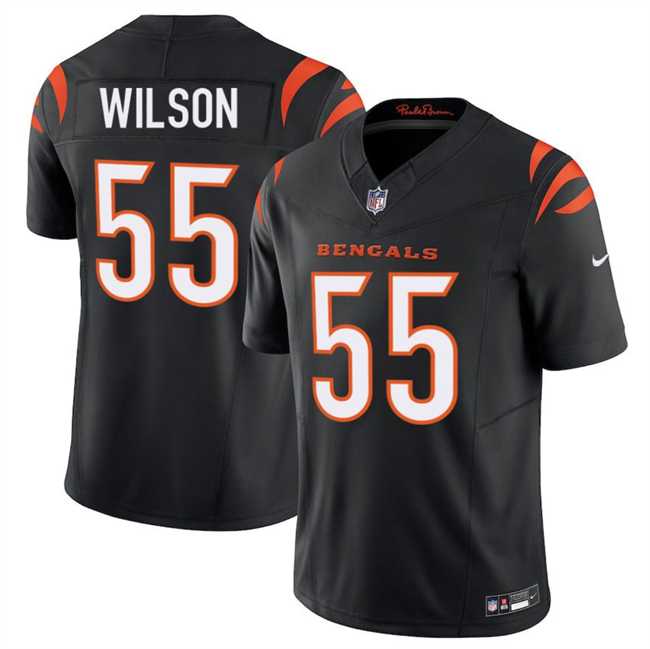 Men%27s Cincinnati Bengals #55 Logan Wilson Black 2025 F.U.S.E. Vapor Untouchable Limited Stitched Jersey Dzhi->cincinnati bengals->NFL Jersey