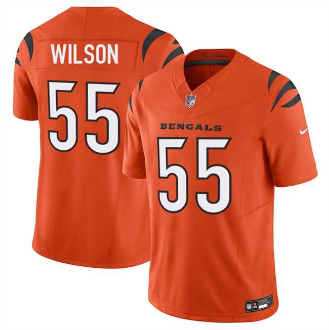 Men%27s Cincinnati Bengals #55 Logan Wilson Orange 2025 F.U.S.E. Vapor Untouchable Limited Stitched Jersey Dzhi->cincinnati bengals->NFL Jersey