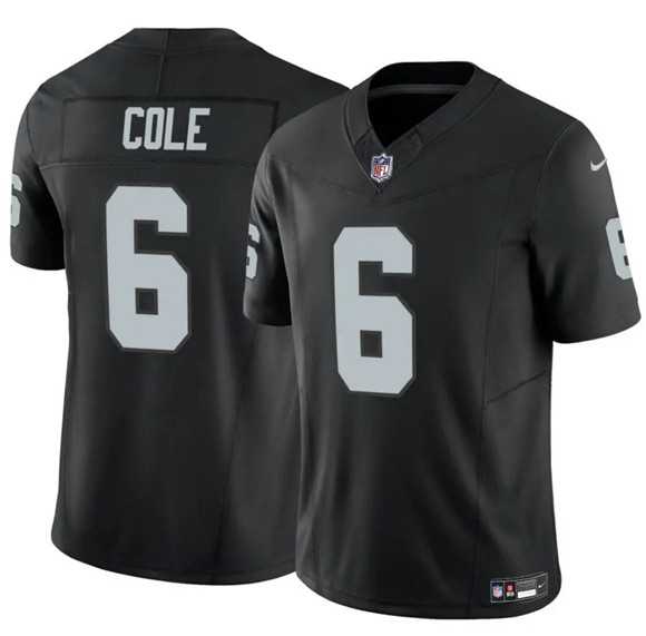 Men%27s Las Vegas Raiders #6 A.J. Cole Black 2025 F.U.S.E. Vapor Untouchable Limited Stitched Jersey Dzhi->las vegas raiders->NFL Jersey