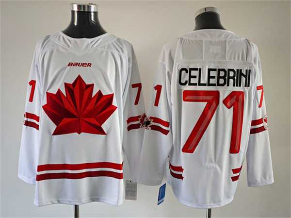 Men%27s Canada Hockey #71 Anthony Cirelli White Stitched Jersey->olympics usa jerseys->NHL Jersey