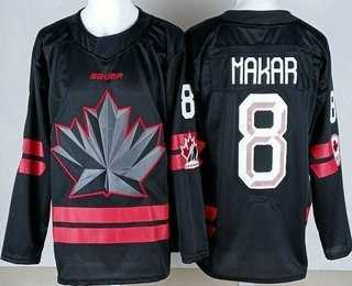 Youth Canada #8 Cale Makar Black 2026 Olympics Authentic Jersey->olympics usa jerseys->NHL Jersey