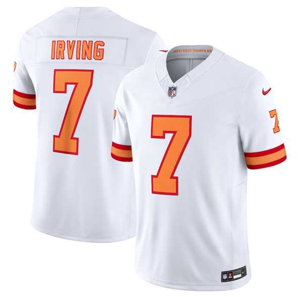 Men & Women & Youth Tampa Bay Buccaneers #7 Bucky Irving White 2025 F.U.S.E. Vapor Limited Stitched Jersey->tampa bay buccaneers->NFL Jersey