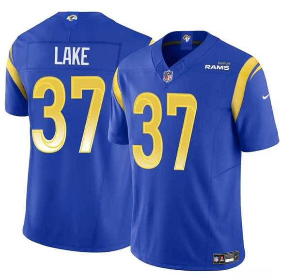Men%27s Los Angeles Rams #37 Quentin Lake Blue 2025 F.U.S.E. Vapor Untouchable Stitched Jersey Dzhi->los angeles rams->NFL Jersey