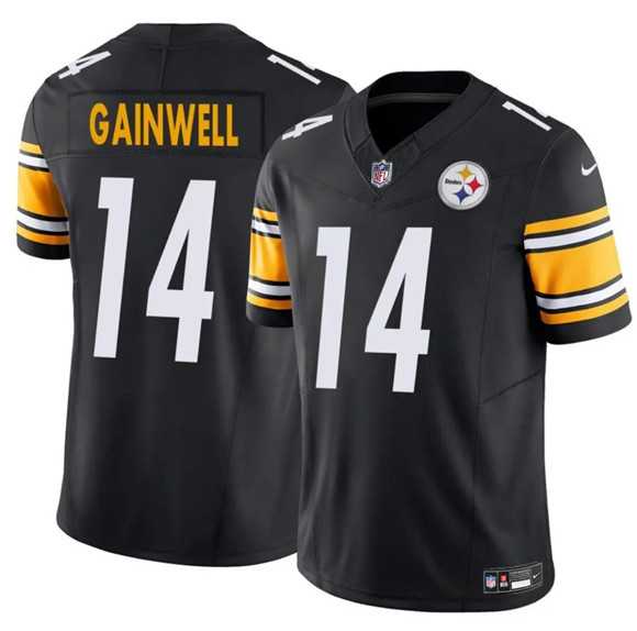 Men & Women & Youth Pittsburgh Steelers #14 Kenneth Gainwell Black 2025 F.U.S.E. Vapor Untouchable Limited Stitched Jersey->pittsburgh steelers->NFL Jersey