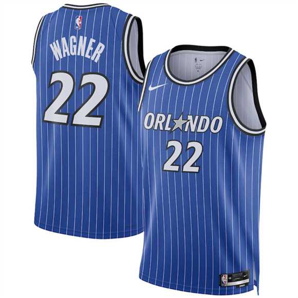 Men%27s Orlando Magic #22 Franz Wagner Blue 2025 Icon Edition Stitched Basketball Jersey Dzhi->orlando magic->NBA Jersey