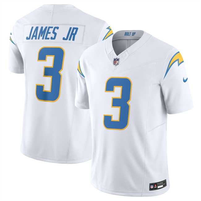 Men%27s Los Angeles Chargers #3 Derwin James Jr. White 2025 F.U.S.E. Vapor Untouchable Limited Stitched Jersey Dzhi->los angeles chargers->NFL Jersey