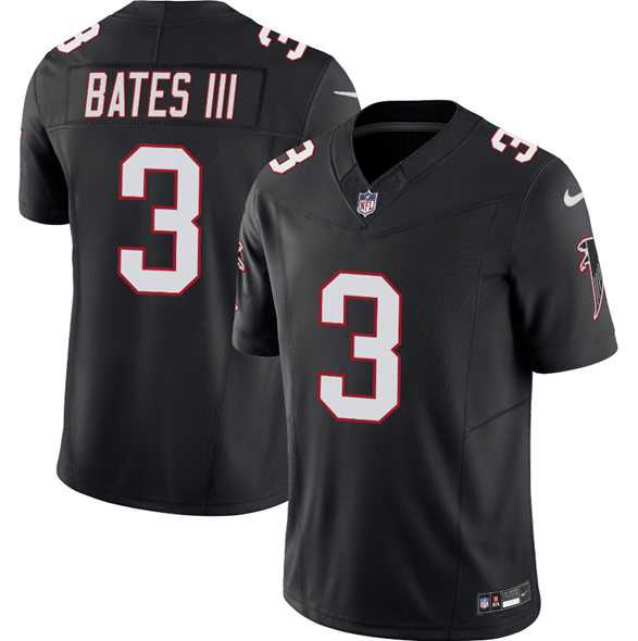 Men & Women & Youth Atlanta Falcons #3 Jessie Bates lll Black 2025 Draft F.U.S.E. Vapor Untouchable Limited Stitched Jersey->las vegas raiders->NFL Jersey
