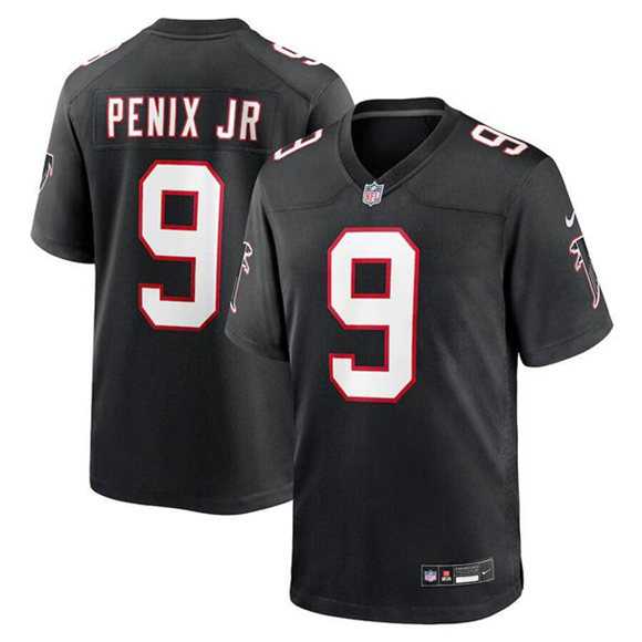 Men & Women & Youth Atlanta Falcons #9 Michael Penix Jr. Black Alternate Stitched Vapor Limited Jersey->las vegas raiders->NFL Jersey