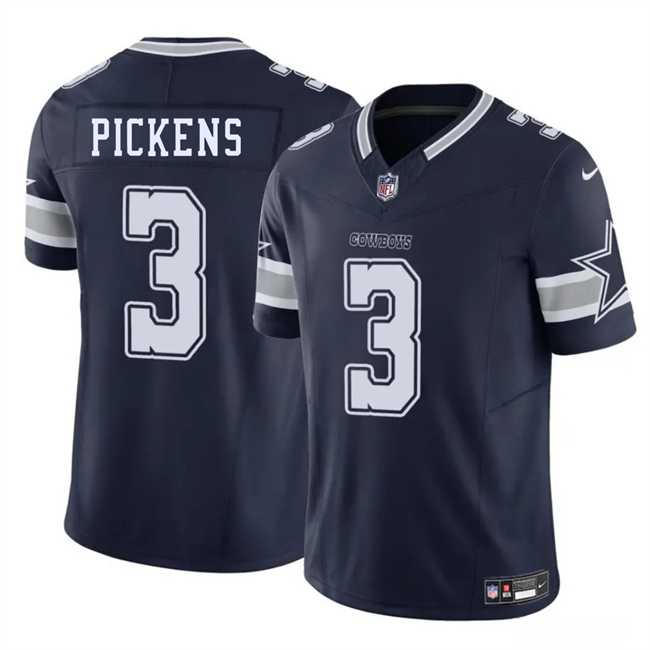Men & Women & Youth Dallas Cowboys #3 George pickens Navy 2025 F.U.S.E. Vapor Untouchable Limited Stitched Jersey->dallas cowboys->NFL Jersey