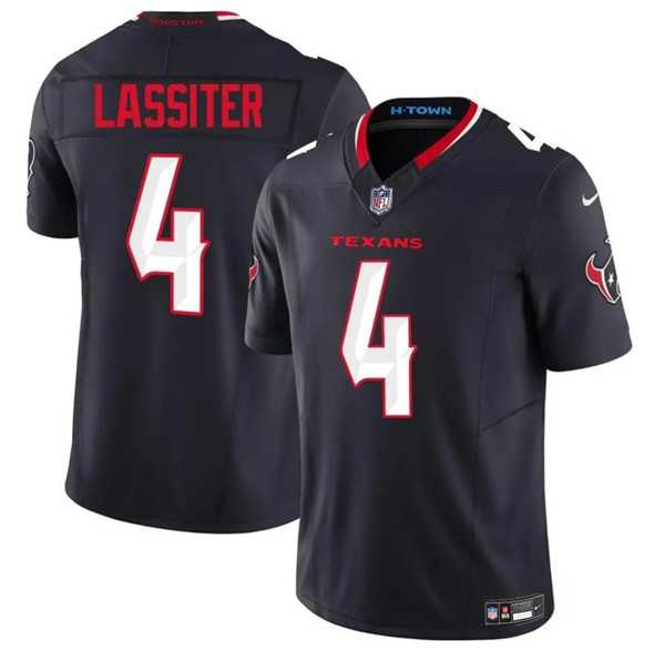 Men & Women & Youth Houston Texans #4 Kamari Lassiter Navy 2025 F.U.S.E. Vapor Limited Stitched Jersey->dallas cowboys->NFL Jersey