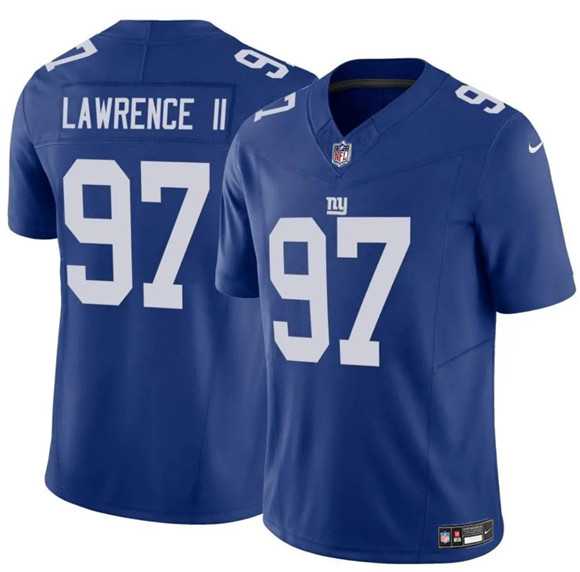 Men%27s New York Giants #97 Dexter Lawrence II Blue 2025 F.U.S.E. Vapor Untouchable Limited Stitched Jersey Dzhi->new york giants->NFL Jersey