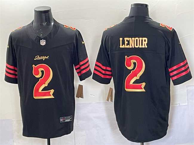 Men%27s San Francisco 49ers #2 Deommodore Lenoir Black 2025 F.U.S.E. %27Rivalries%27 Vapor Limited Stitched Jersey Dzhi->pittsburgh steelers->NFL Jersey