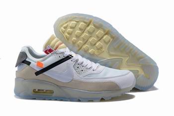 china cheap Nike Air Max90 X Off White shoes free shipping->nike air max->Sneakers